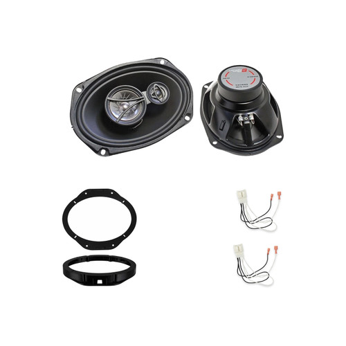 Cerwin Vega XED693 F-150 Front 6x9 Speaker Upgrade with Adapters