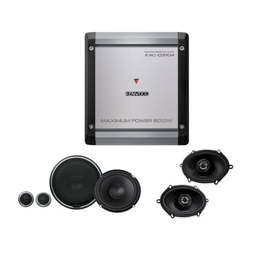 Kenwood KAC-D3104 + KFC-P710PS + KFC-C5798RS Speaker System