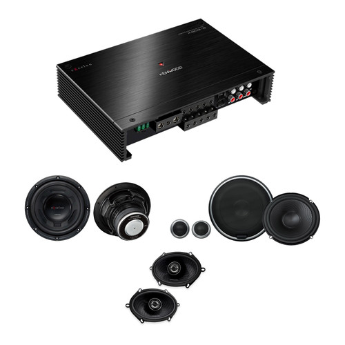 Kenwood X803-5 + KFC-P710PS + KFC-C5798RS + 10in Sub