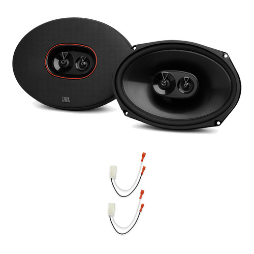 JBL CLUB-964M 6x9 3-Way Speakers, 1 Pair + Metra 72-6515 Harnesses
