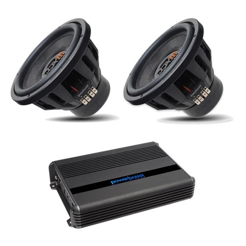 PowerBass Dual 12" 2XL-1240DS Subwoofer Kit w/XMA-800D Amp