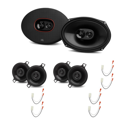 JBL CLUB-34F (2 Pairs) & CLUB-964M (1 Pair) Speakers + Metra 72-6515
