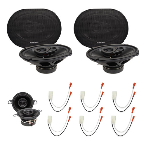 PowerBass S-3502 (1 Pair) & S-6903 (2 Pairs) Speakers + Metra 72-6515