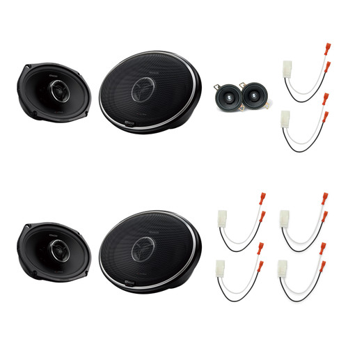 Kenwood KFC-835C (1 Pair) & KFC-X695 (2 Pairs) Speakers + Metra 72-6515