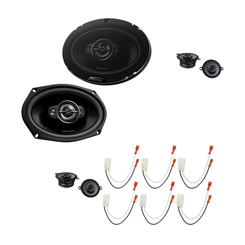 Kenwood KFC-X3C (2 Pairs) & KFC-6988RS (1 Pair) Speakers + Metra 72-6515