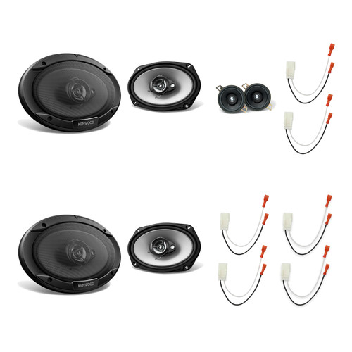 Kenwood KFC-835C (1 Pair) & KFC-6966S (2 Pairs) Speakers + Metra 72-6515