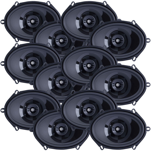 Memphis Audio PRX57 5X7 Inch Power Reference Coaxial Speakers - Builder Pack (12 Individual Speakers / 6 Pairs) - No Grilles