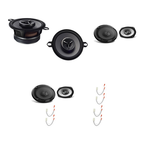 Kenwood KFC-X3C (1 Pair) & KFC-6966S (2 Pairs) Speakers + Metra 72-6515