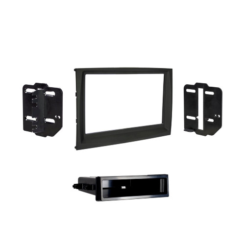 Metra 99-7378B Single-DIN Dash Kit — Kia Sportage LX 2017-2019 (non-touchscreen, base radio) — Matte Black