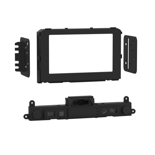 Metra 95-7298B Single-DIN or Double-DIN Dash Kit — KIA Sportage 2020-2021 (with auto climate & without factory amp) — Matte Black