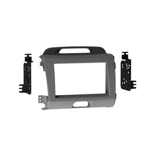 Metra 95-7344G Double-DIN Dash Kit — KIA Sportage 2011-2016 — Gray