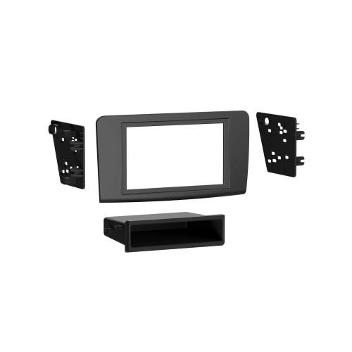 Metra 99-8723B Single-DIN or Double-DIN Dash Kit — Mercedes-Benz GL 2007-2012 | ML 2006-2011 — Matte Black