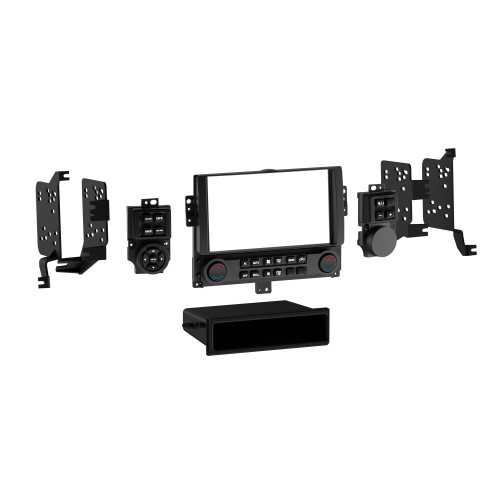 Metra 99-7620B Single-DIN or Double-DIN Dash Kit — Nissan Armada 2008-2015 | Pathfinder 2008-2012 — Matte Black