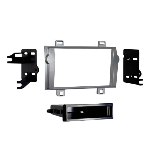 Metra 99-8237S Single-DIN Dash Kit — Toyota Matrix 2011-2012 — Matte Silver