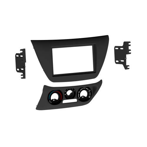 Metra 95-7017B Double-DIN Dash Kit — Mitsubishi Lancer 2002-2005 — Matte Black