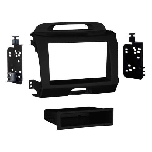 Metra 99-7344CH Single-DIN Dash Kit — KIA Sportage 2011-2016 — Charcoal