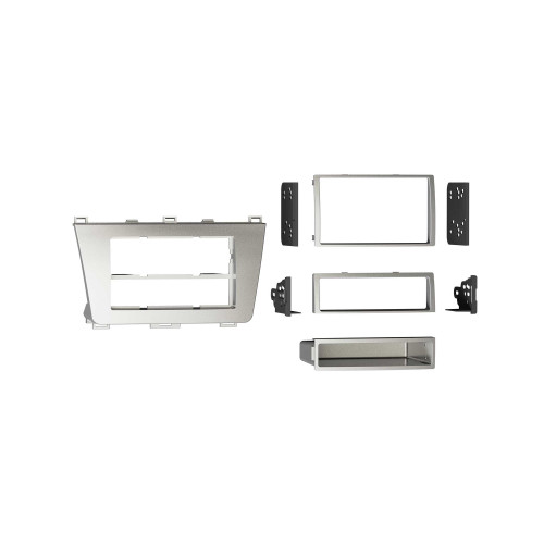 Metra 99-7511S Single-DIN or Double-DIN Dash Kit — Mazda 6 2009-2013 — Silver