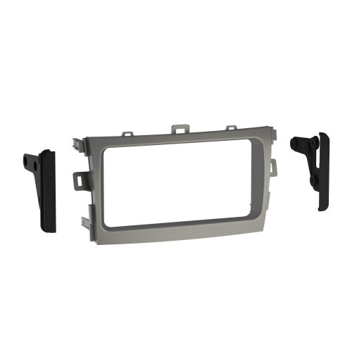 Metra 95-8223S Double-DIN Dash Kit — Toyota Corolla 2009-2013 — Silver