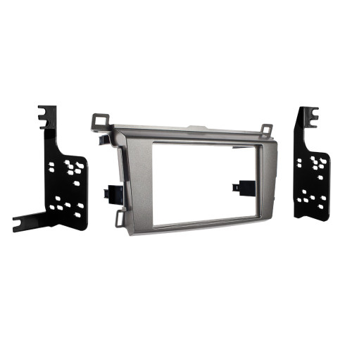 Metra 95-8242G Double-DIN Dash Kit — Toyota RAV4 2013-2018 — Gray