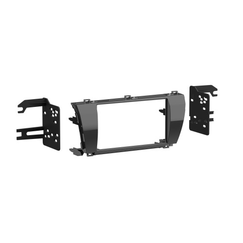 Metra 95-8245CHG Double-DIN Dash Kit — Toyota Corolla 2014-2016 — High-Gloss Charcoal