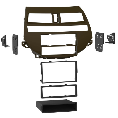 Metra 99-7875T Single-DIN or Double-DIN Dash Kit — Honda Accord 2008-2012 (with dual A/C) — Taupe