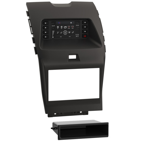 Metra 99-5851CH Single-DIN or Double-DIN Dash Kit — Ford Edge 2015-2020 — Charcoal