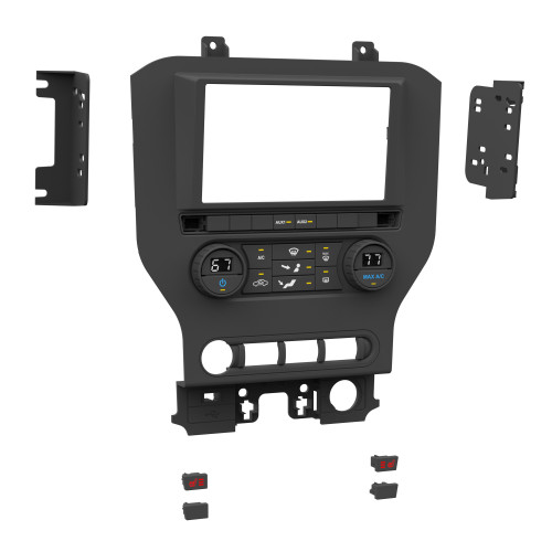 Metra 99-5865CH Single-DIN or Double-DIN Dash Kit — Ford Mustang 2015-2023 (with 4.2" screen & manual climate controls)