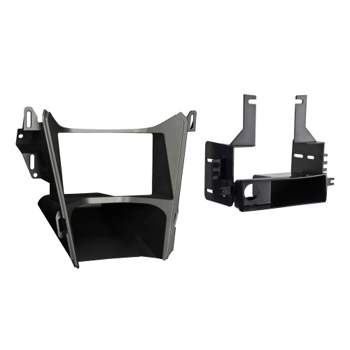 Metra 99-3313G Single-DIN or Double-DIN Dash Kit — Chevy Equinox | GMC Terrain 2010-2015 — Gray