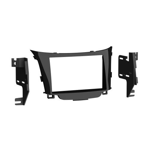 Metra 95-7357HG Double-DIN Dash Kit — Hyundai Elantra GT 2013-2017 (without factory NAV) — High-Gloss Black