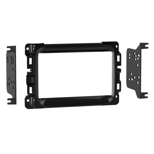 Metra 95-6518HG Double-DIN Dash Kit — Chrysler | Jeep | RAM 2013-2024 (non-US vehicles) — High-Gloss Black