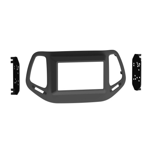 Metra 95-6545B Double-DIN Dash Kit — Jeep Compass 2017.5-2021 — Matte Black