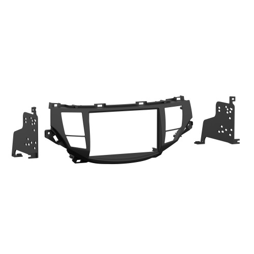 Metra 95-7807 Double-DIN Dash Kit — Honda Accord | Crosstour 2008-2012 (with factory NAV) — Dark Charcoal