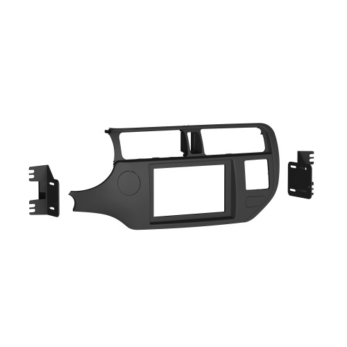 Metra 95-7353CH Double-DIN Dash Kit — Kia Rio | Rio5 2012-2015 — Charcoal