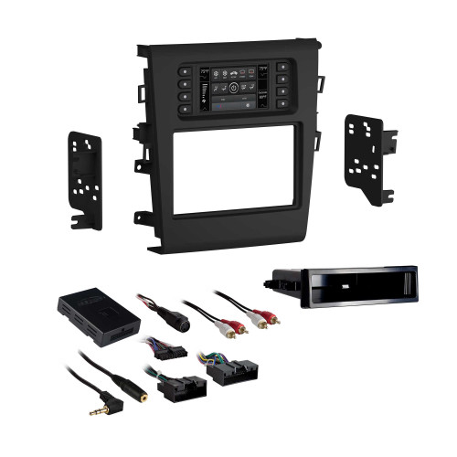 Metra 99-5841B Single-DIN or Double-DIN Dash Kit — Ford Fusion 2013-2020 — Black