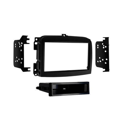 Metra 99-6521B Single-DIN Dash Kit — FIAT 500L 2014-2020 — Matte Black