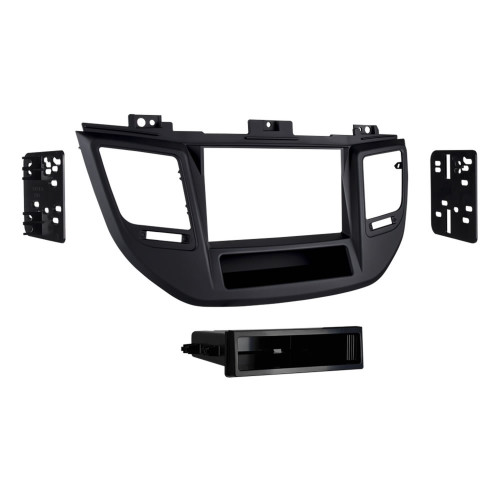 Metra 99-7369B Single-DIN Dash Kit — Hyundai Tucson 2016-2018 — Matte Black