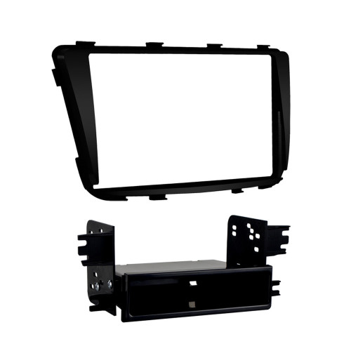 Metra 99-7347B Single-DIN or Double-DIN Dash Kit — Hyundai Accent 2012-2017 (excluding radio delete) — Matte Black