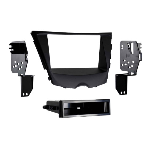 Metra 99-7350B Single-DIN Dash Kit — Hyundai Veloster 2012-2017 — Matte Black
