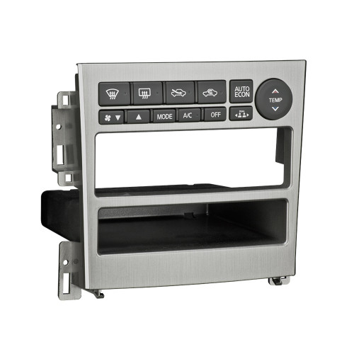 Metra 99-7605A Single-DIN Dash Kit — Infiniti G35 2005-2007 (without factory NAV) — Brushed Aluminum