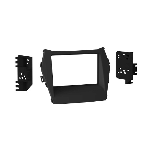 Metra 95-7354B Double-DIN Dash Kit — Hyundai Santa Fe 2013-2016 | Santa Fe Sport 2013-2018 (without factory NAV) — Matte Black