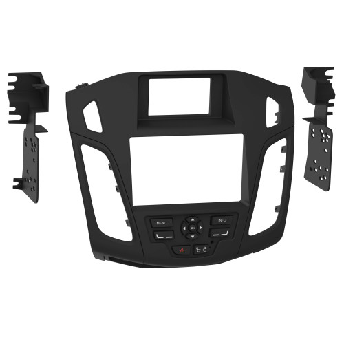 Metra 99-5827B Single-DIN or Double-DIN Dash Kit — Ford Focus 2012-2014 (without myFord Touch™) — Matte Black