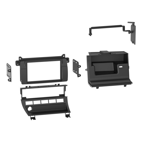 Metra 95-9312B Double-DIN Dash Kit — BMW 3 Series 1999-2006 — Matte Black