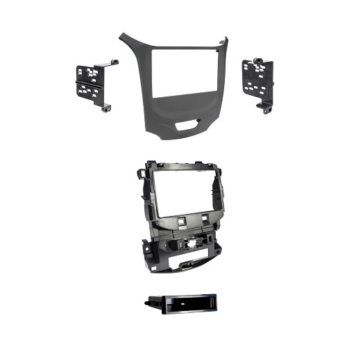 Metra 99-3020B Single-DIN Dash Kit — Chevy Cruze 2016-2019 — Matte Black