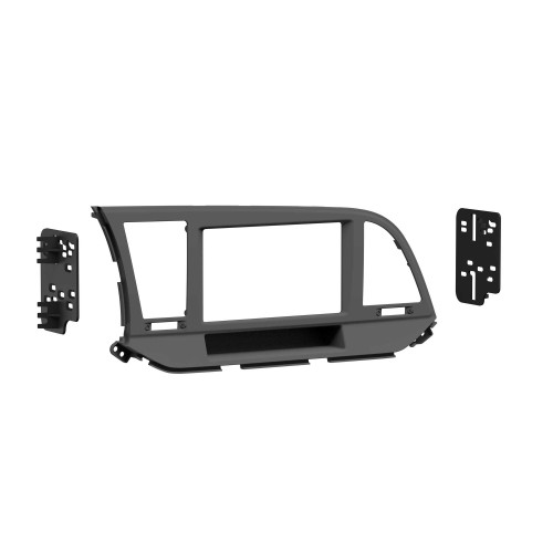 Metra 95-7376B Double-DIN Dash Kit — Hyundai Elantra 2017-2018 — Matte Black