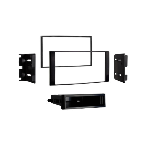 Metra 99-7623 Single-DIN Dash Kit — Nissan NV200 2013-2021 | Chevy City Express 2015-2018 — Black