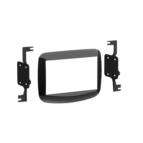 Metra 95-6517HG Double-DIN Dash Kit — Dodge Dart 2013-2016 (without factory 8.4" screen) — High-Gloss Black