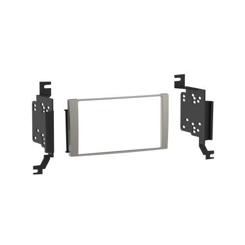 Metra 95-7325S Double-DIN Dash Kit — Hyundai Santa Fe 2007-2012 — Silver
