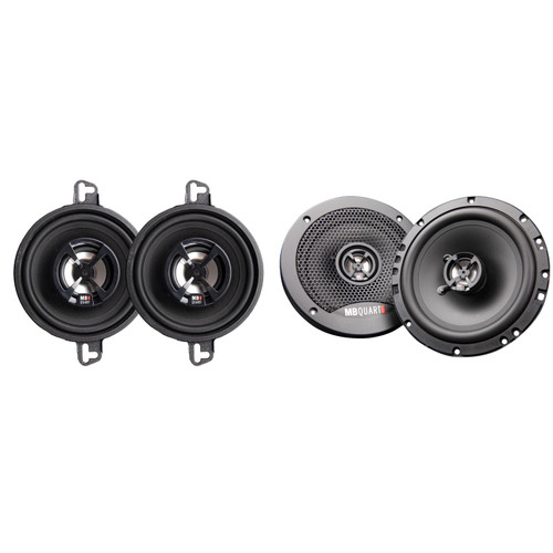 MB Quart Discus DK2-116 6.5 Inch Coax Speakers with DK2-108 3.5 Inch Coax Speakers