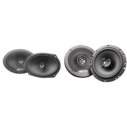 MB Quart Discus DK2-169 6x9 Inch Coax Speakers with DK2-116 6.5 Inch Coax Speakers