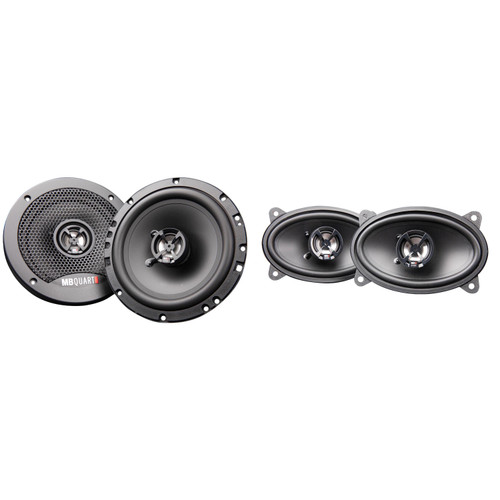 MB Quart Discus DK2-146 4x6 Inch Coax Speakers with DK2-116 6.5 Inch Coax Speakers